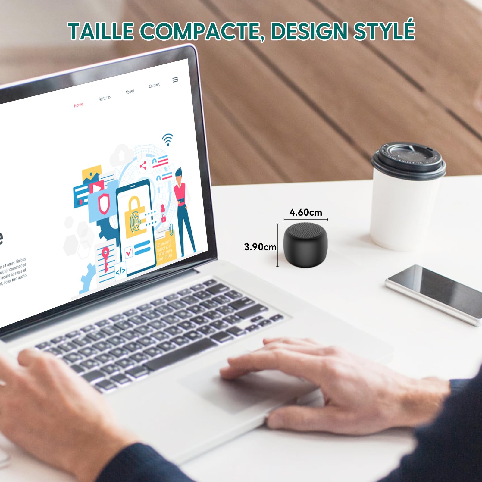 Babelio primer plano de botones y textura que facilita uso rápido y control táctil