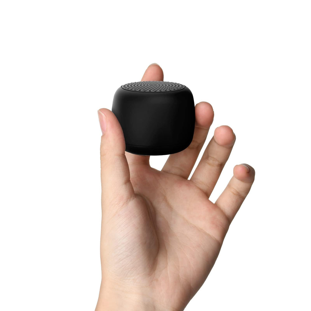 Babelio vista frontal del dispositivo negro mostrando su tamaño compacto y diseño elegante