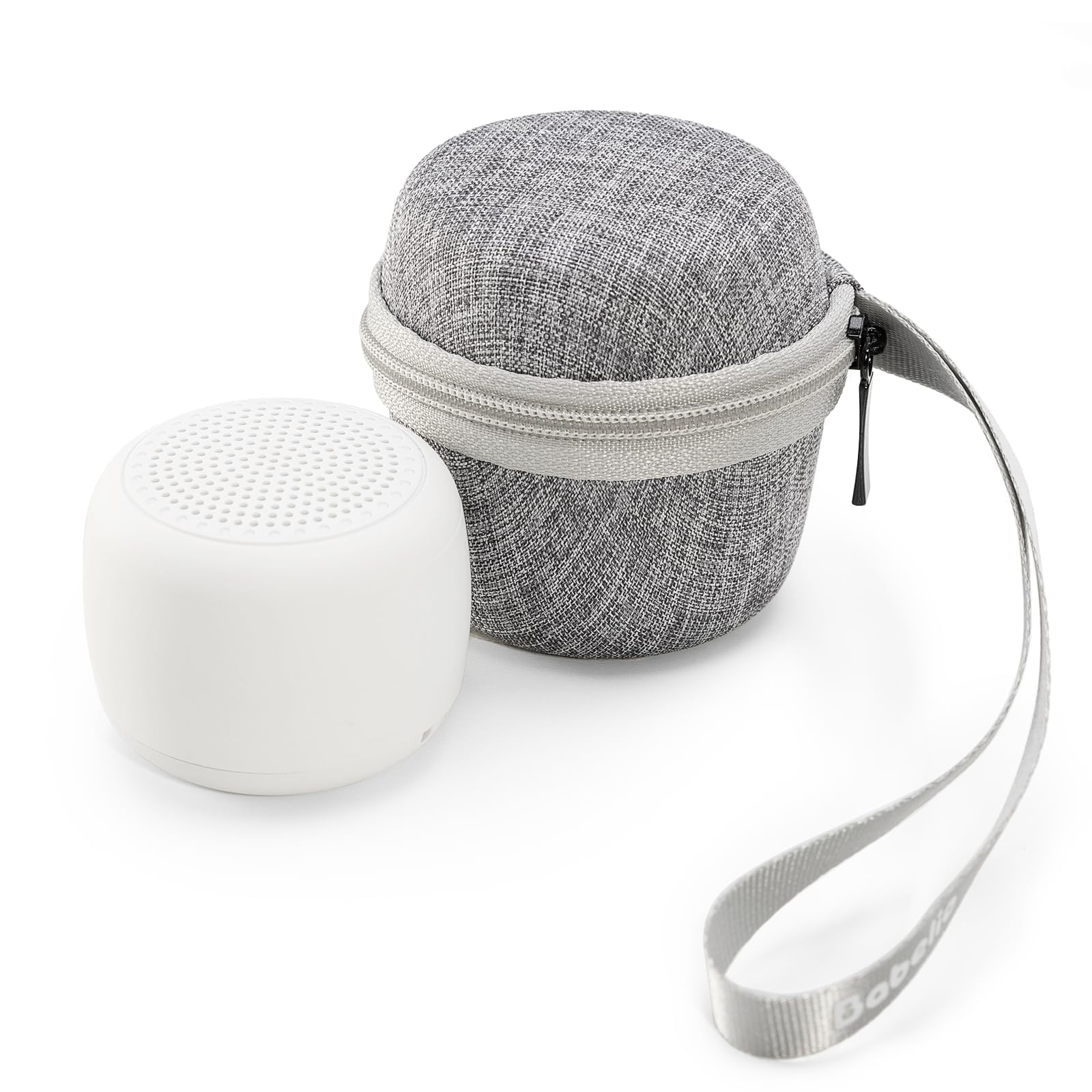 Babelio vista frontal con funda de viaje, portátil y elegante para dormir mejor