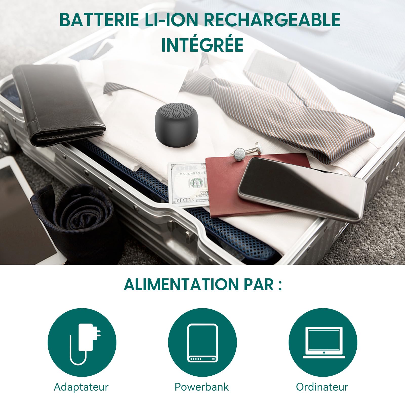 Babelio enfoque del puerto USB‑C con cable incluido para carga rápida y cómoda