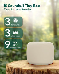 Babelio vista superior con botón central y temporizador que facilita control sencillo