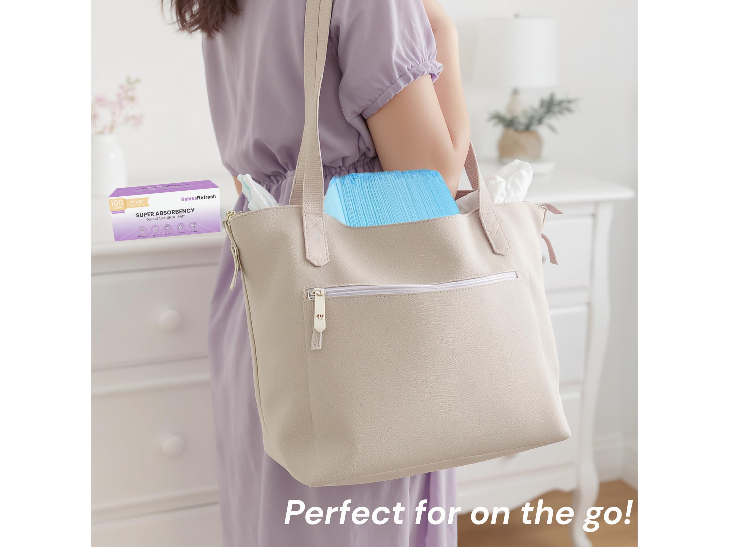 BabiesRefresh protector usado para entrenamiento de cachorro con absorción rápida