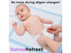 BabiesRefresh textura superior acolchada suave con piel para comodidad