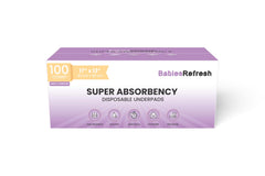 BabiesRefresh protector doblado dentro de bolso para uso cómodo en viajes