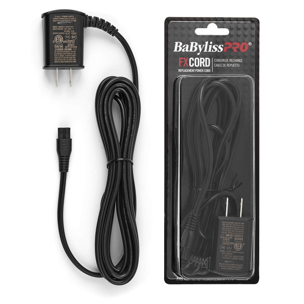 BaBylissPRO cable frontal mostrando conector y ajuste seguro para restaurar funcionamiento