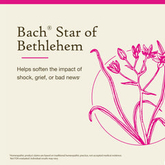 Bach Star of Bethlehem solución clara mostrando fórmula sin alcohol