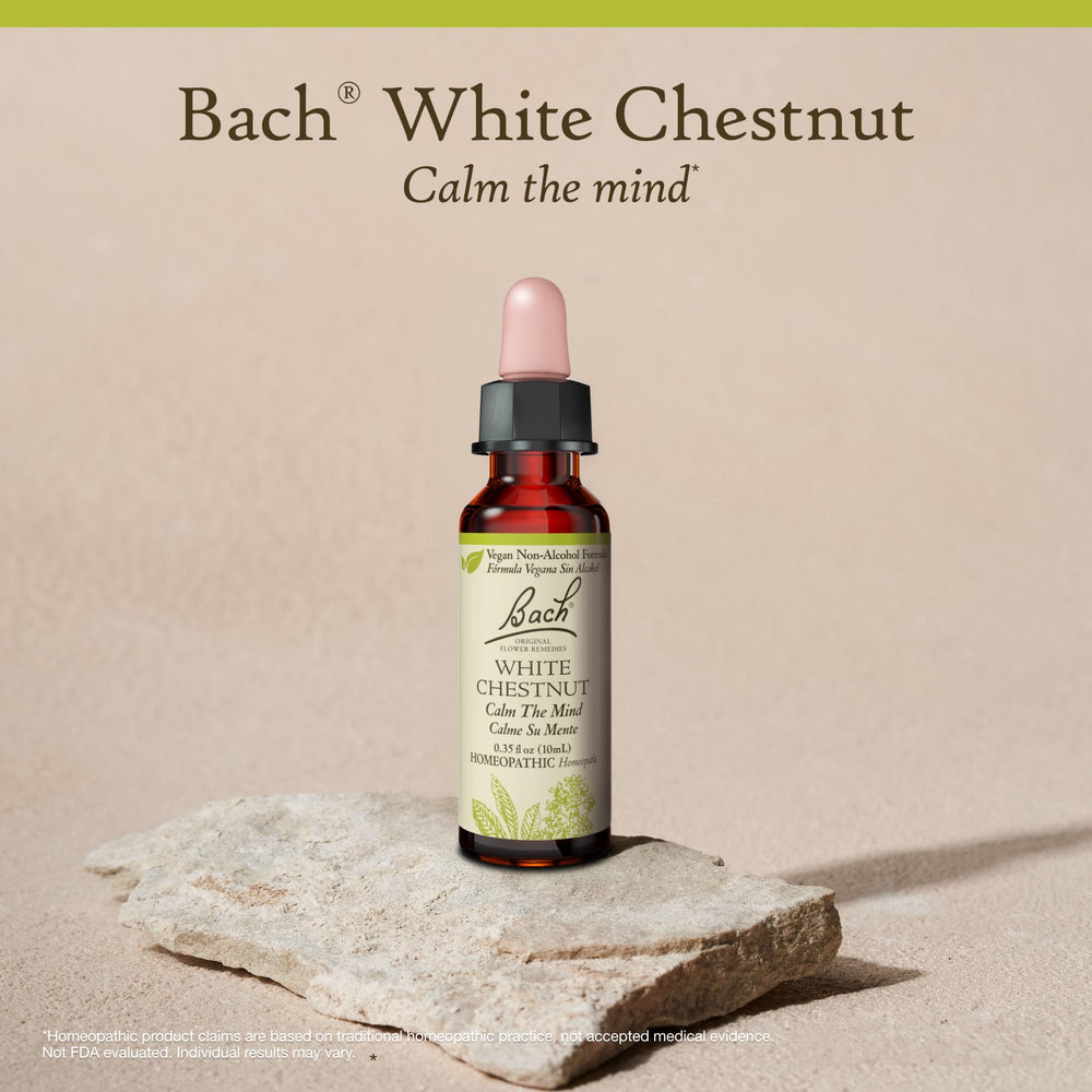Bach White Chestnut la esencia en un ambiente relajado para enfoque y descanso