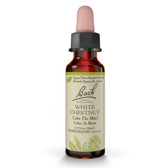Bach White Chestnut envase frontal mostrando etiqueta clara y tamaño 10 mL
