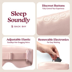 Back Bay Audio mascarilla en mano comparando tamaño y portabilidad