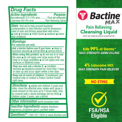 Bactine MAX boquilla en detalle para aplicar spray con precisión y comodidad