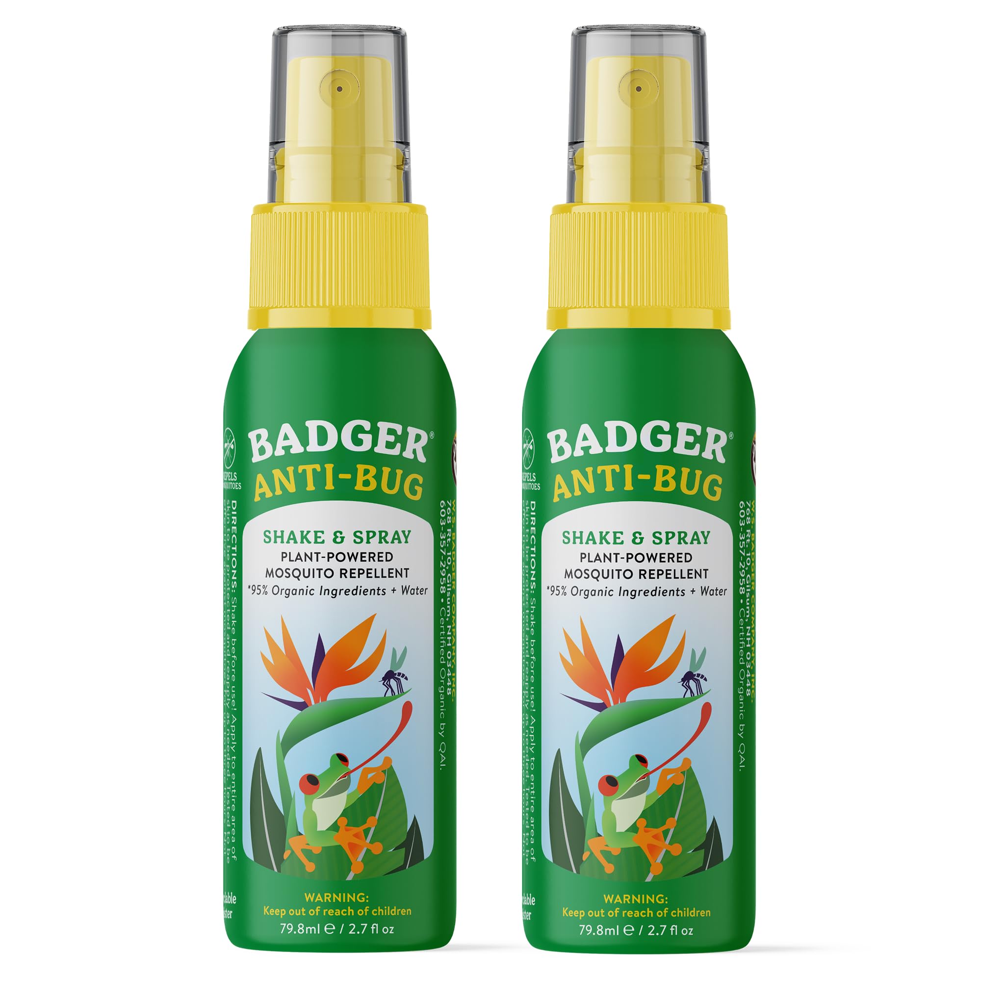 Badger frontal del envase mostrando diseño y facilidad de uso