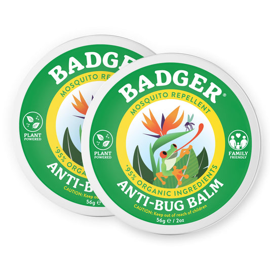 Badger lata frontal mostrando diseño y tamaño portátil, protección natural fácil de llevar