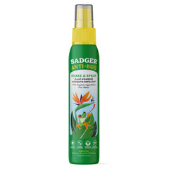 Badger spray frontal en botella de aluminio, protección natural práctica