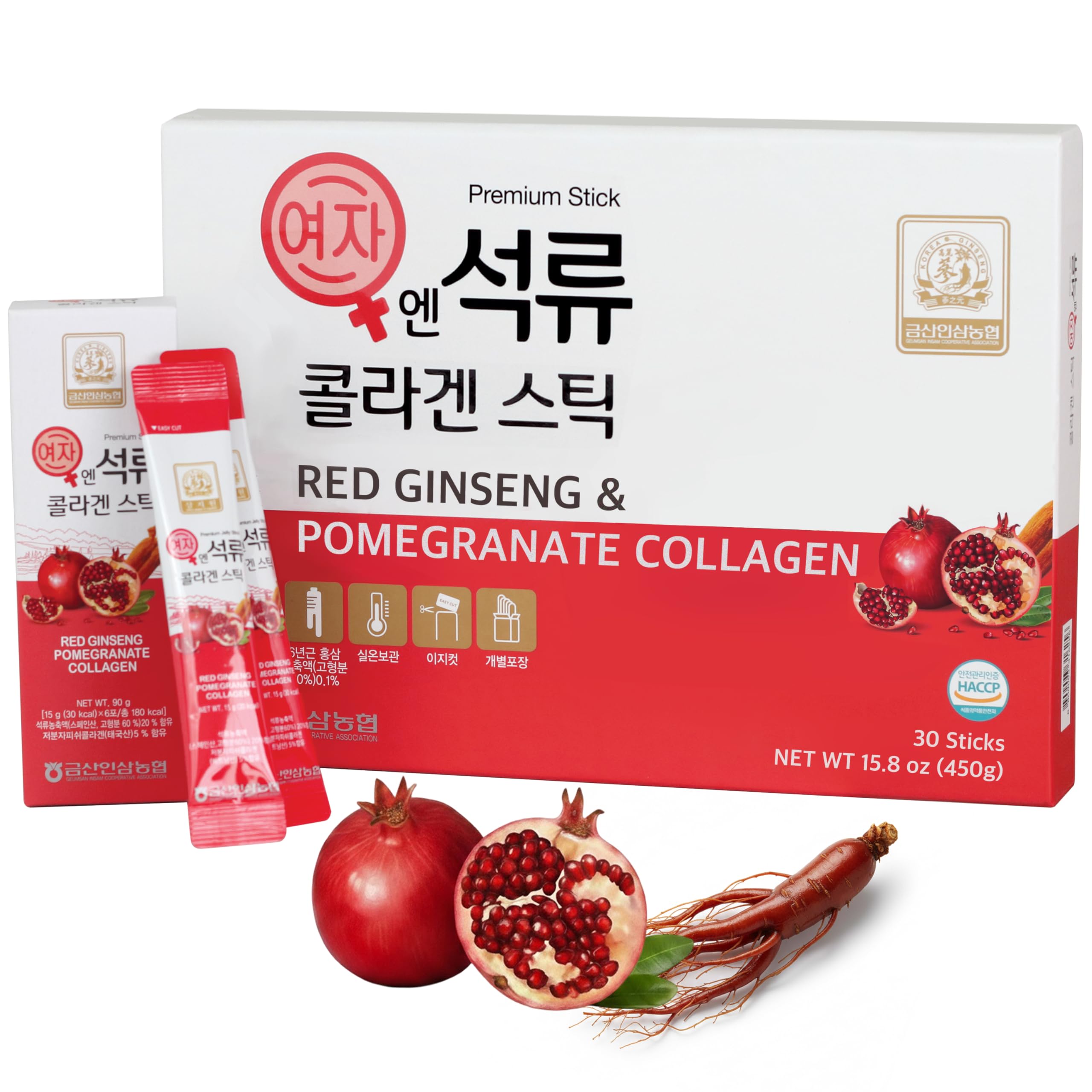 Baekje empaque frontal con caja de 30 sticks, presenta conveniencia y estilo K-Beauty