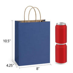 BagDream detalle de la textura kraft azul mostrando acabado resistente y elegante