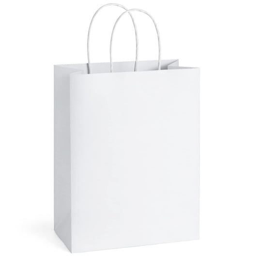BagDream bolsa blanca frontal paquete de 100 elegante y reciclable
