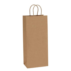 BagDream frente del paquete de 50 bolsas mostrando acabado kraft y asas resistentes