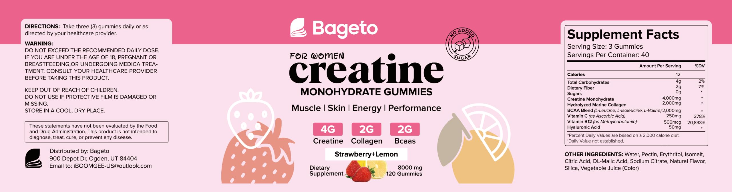 Bageto mujer activa usando gomitas antes de su entrenamiento diario