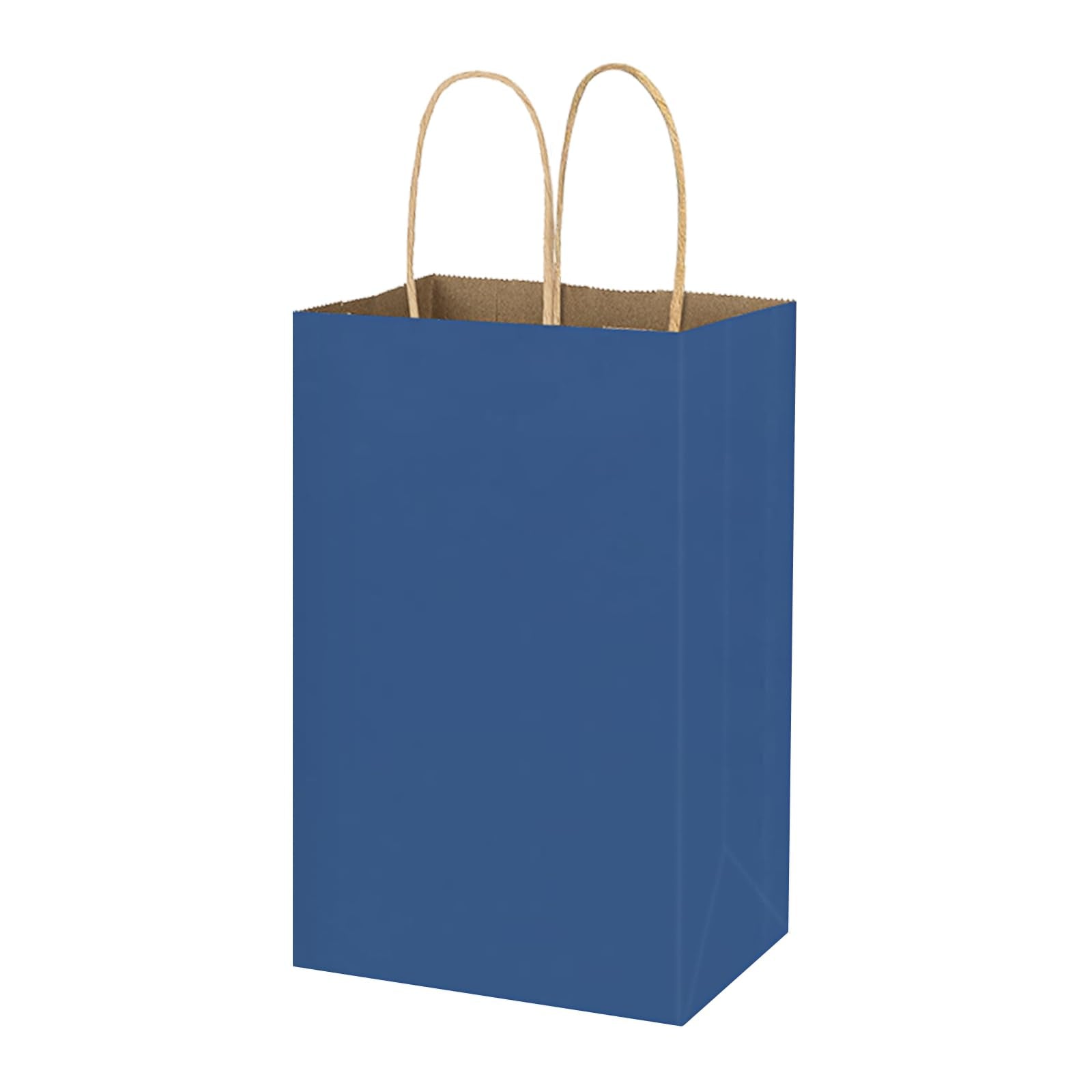 bagmad vista frontal pack 100 bolsas azules, presentación profesional
