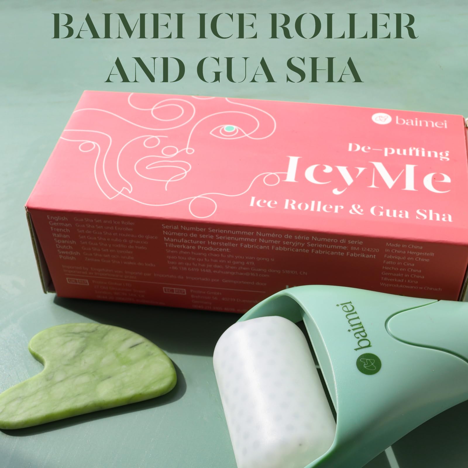 BAIMEI set en baño estilo vida para rutina diaria relajante