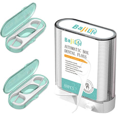 bajilife dispensador frontal compacto protege floss picks y facilita uso
