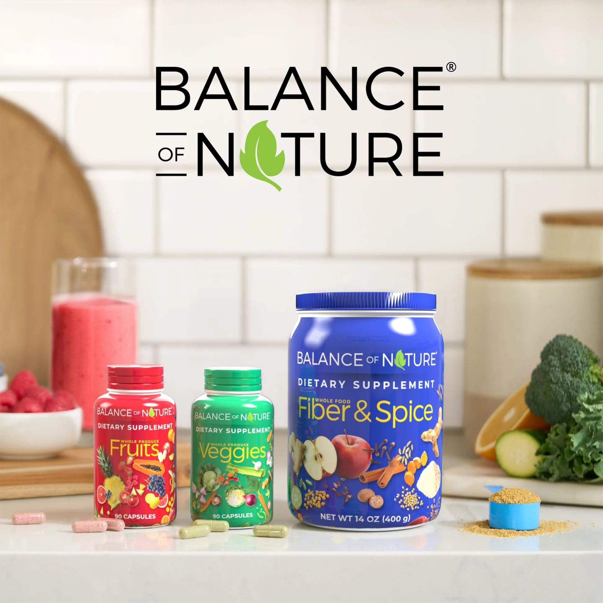 Balance of Nature en mesa de desayuno para uso cotidiano práctico