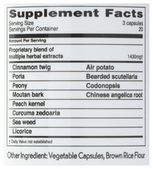 Balanceuticals detalle de cápsula abierta con textura de hierbas y apoyo natural