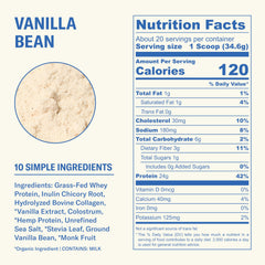 Ballerina Farm polvo cerca resaltando textura fina y mezcla nutritiva