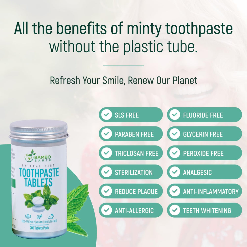 BAMBOEARTH lata abierta mostrando todas las pastillas, fácil acceso