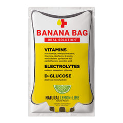 Banana Bag frente del empaque mostrando 5 sobres y beneficios