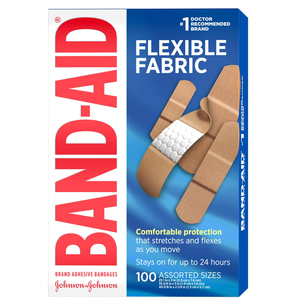 Band-Aid apósito en actividad deportiva, permanece en su lugar al moverse