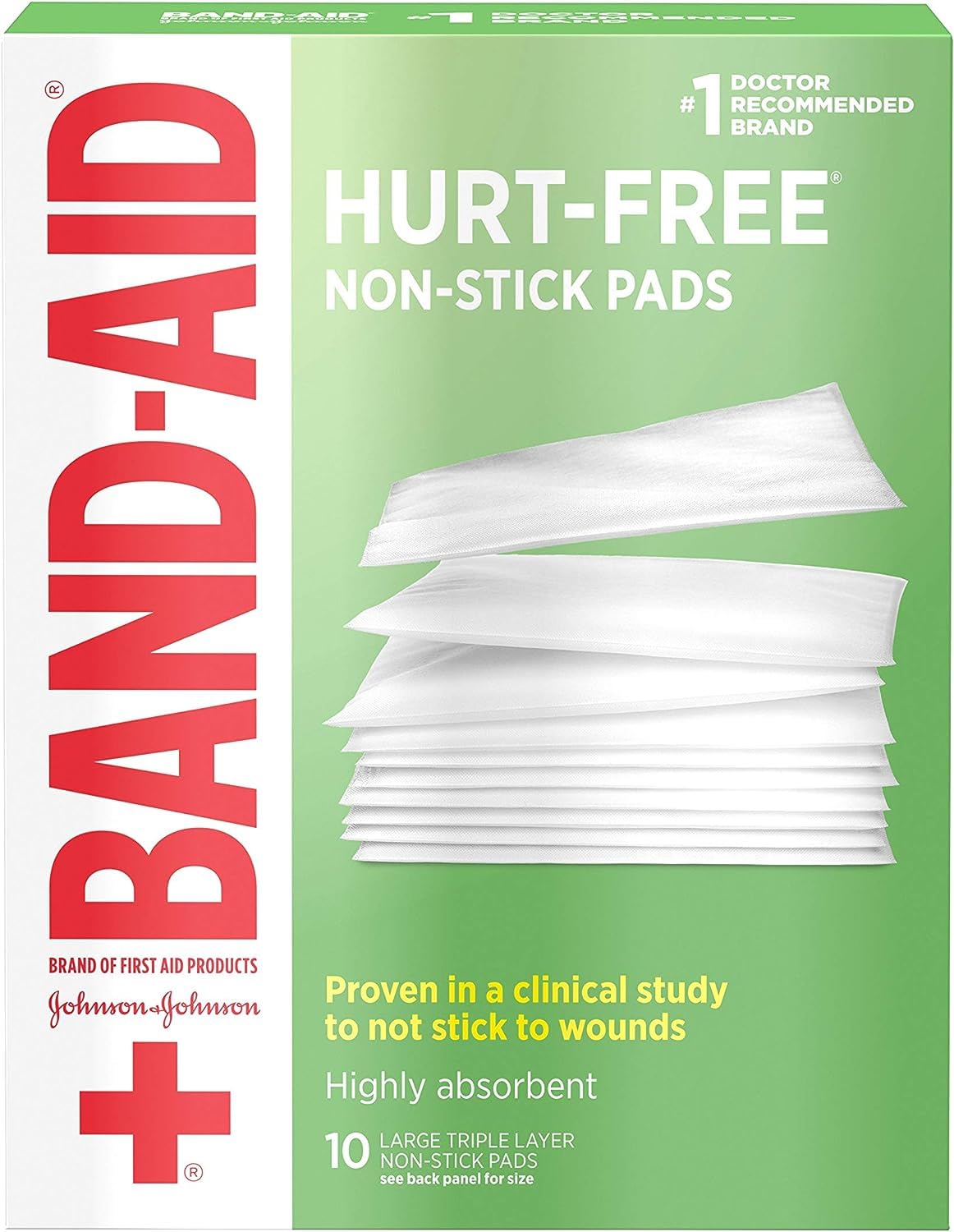 Band-Aid empaque frontal mostrando pack múltiple y marca para reposición rápida