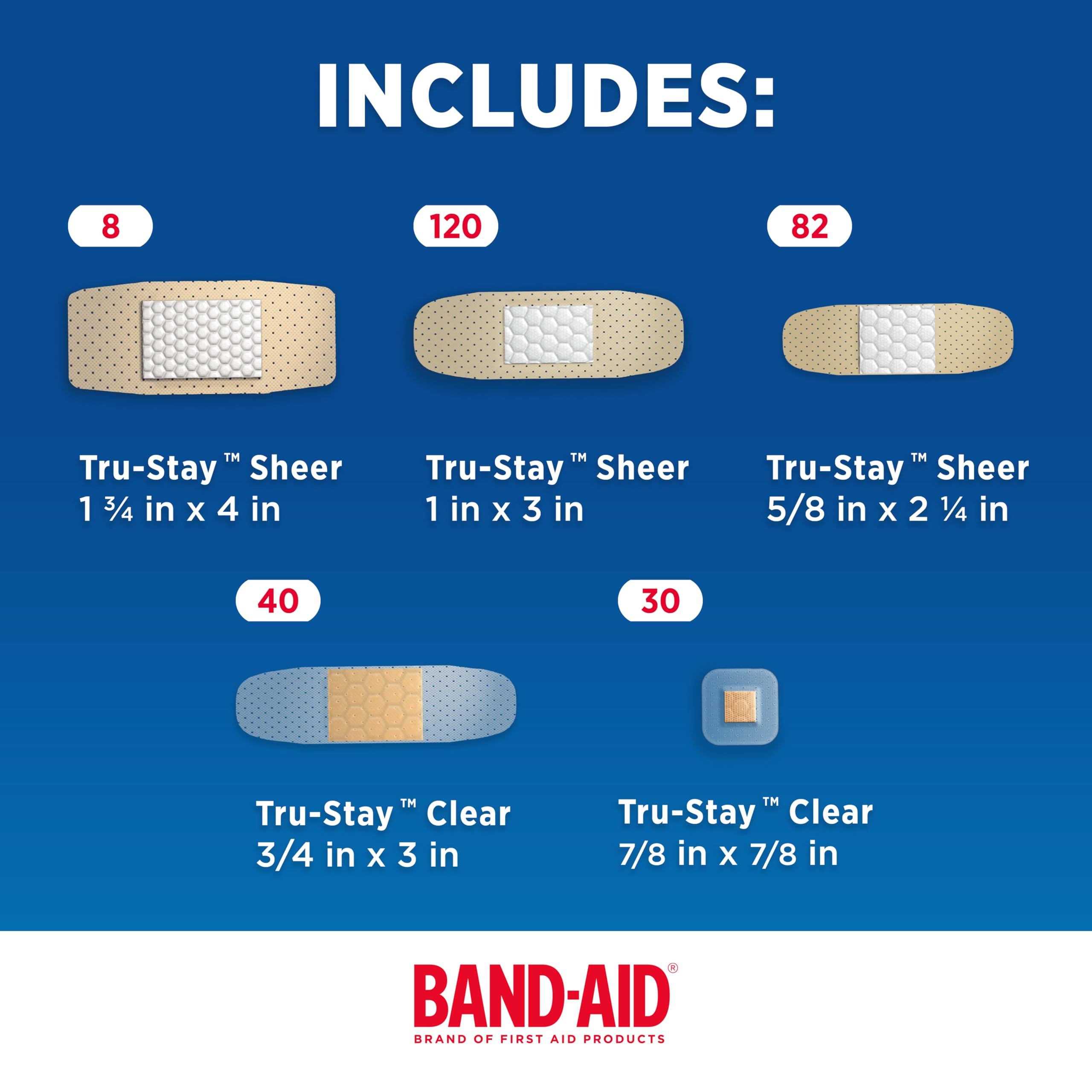 Band-Aid empaque individual listo para llevar en bolsillos y mochilas