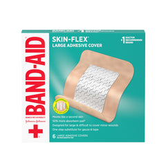Band-Aid envase frontal con seis apósitos, protección confiable