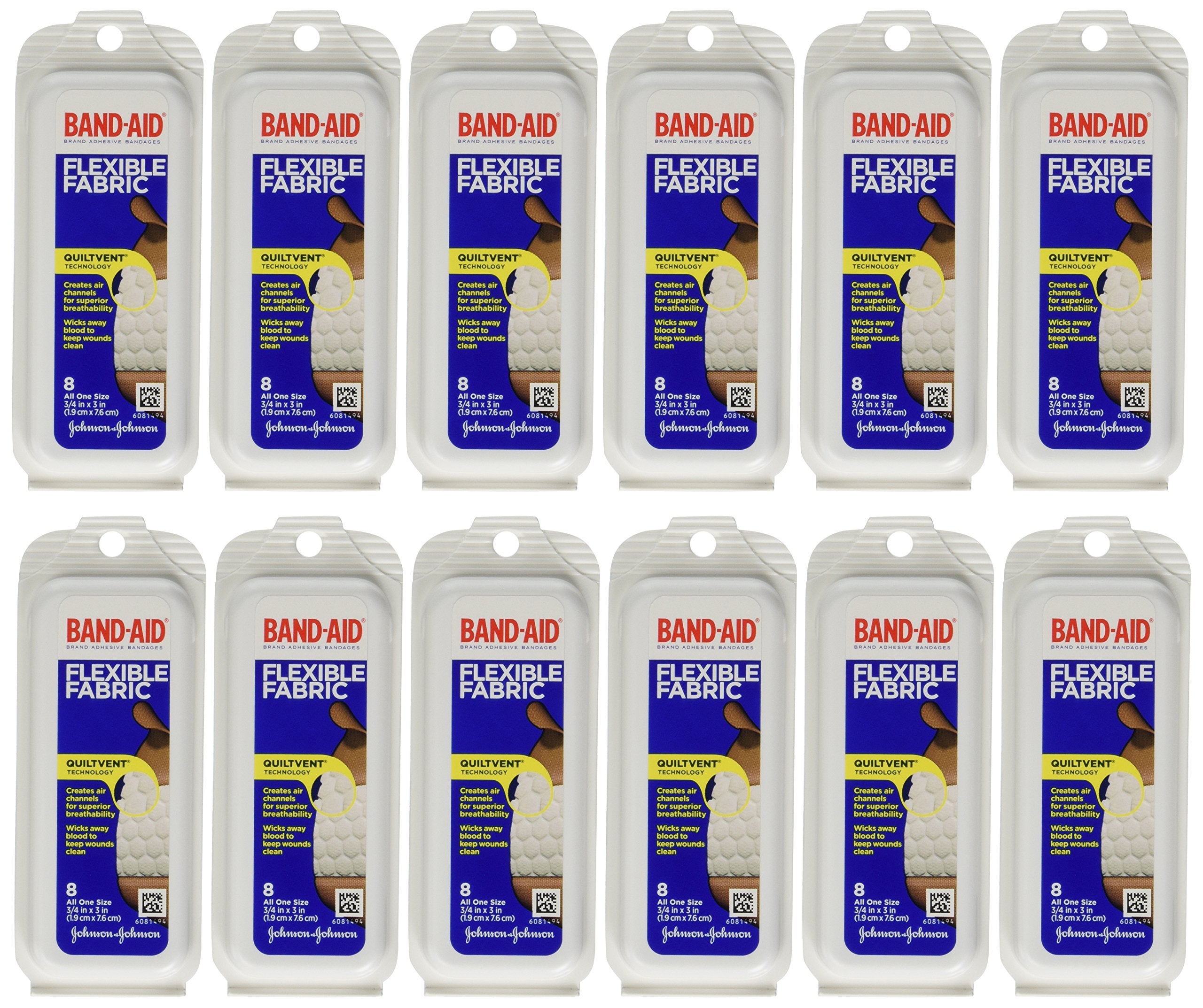 Band-Aid empaque frontal mostrando el travel pack y su portabilidad