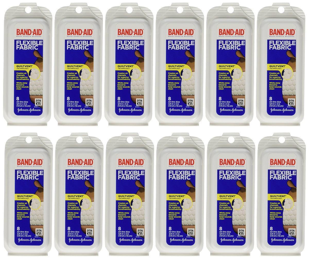 Band-Aid empaque frontal mostrando el travel pack y su portabilidad