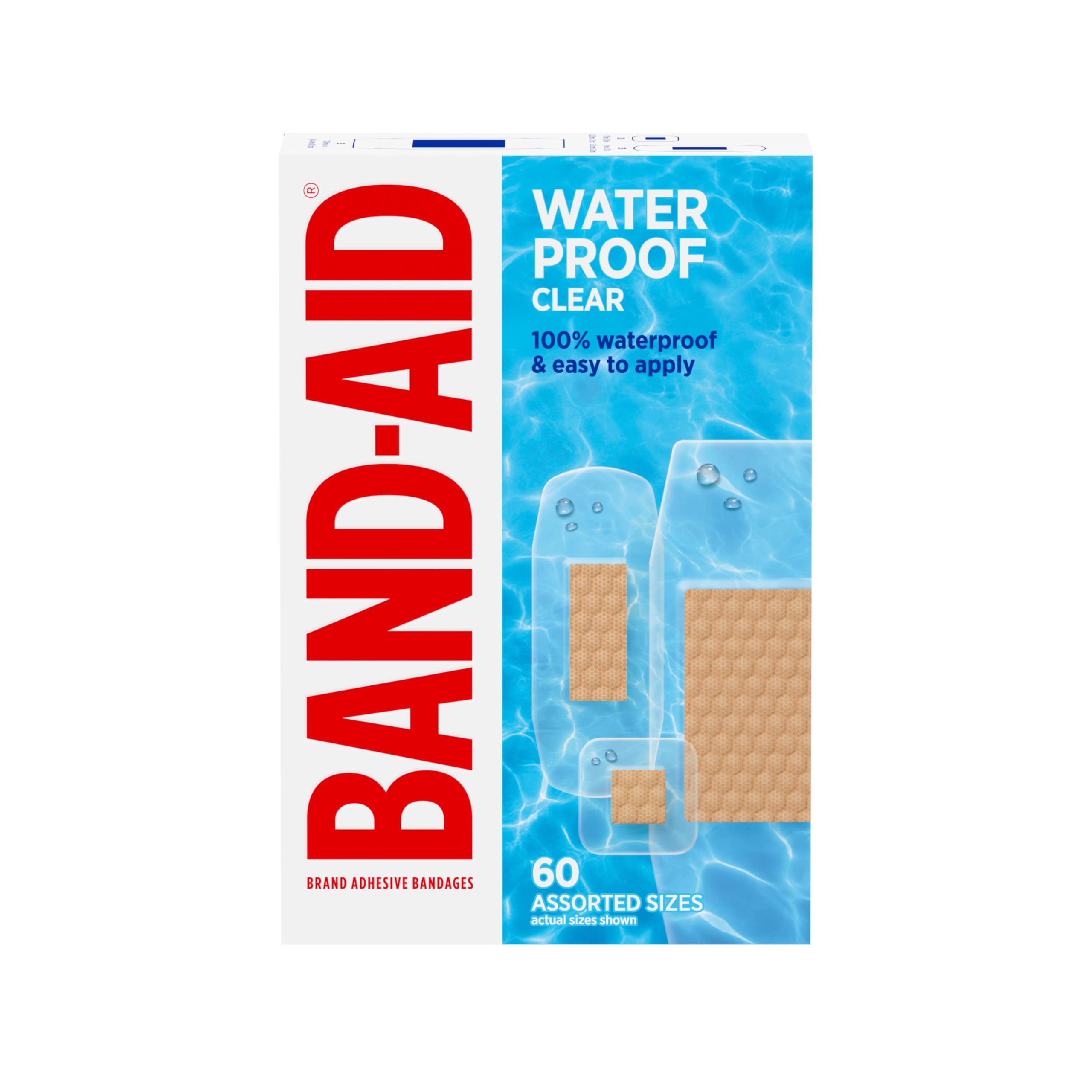 Band-Aid dentro de botiquín de viaje para primeros auxilios