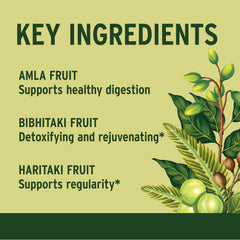 Banyan Botanicals tabletas en mano para mostrar dosis y conveniencia en viajes