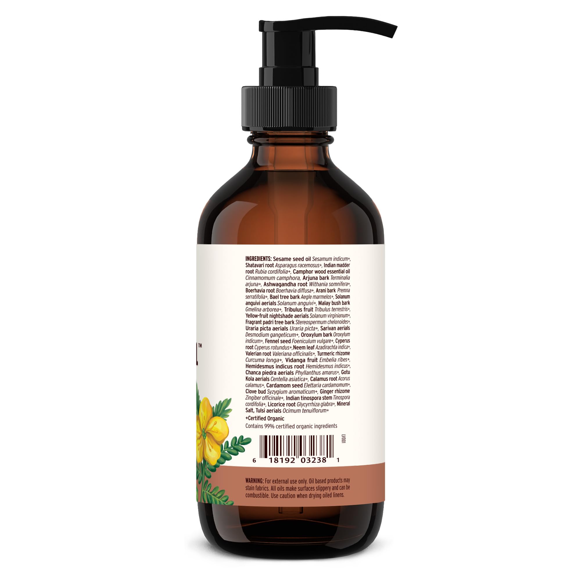 Banyan Botanicals frasco en ambiente tranquilo que sugiere bienestar