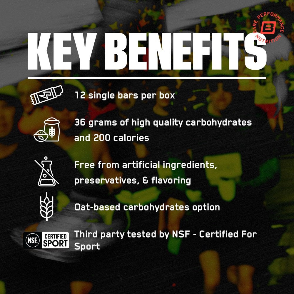 BARE PERFORMANCE NUTRITION comparación de tamaño en mano para control fácil en entrenos