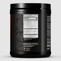 BARE PERFORMANCE NUTRITION bebida mezclada en vaso mostrando color y refresco pre‑entreno