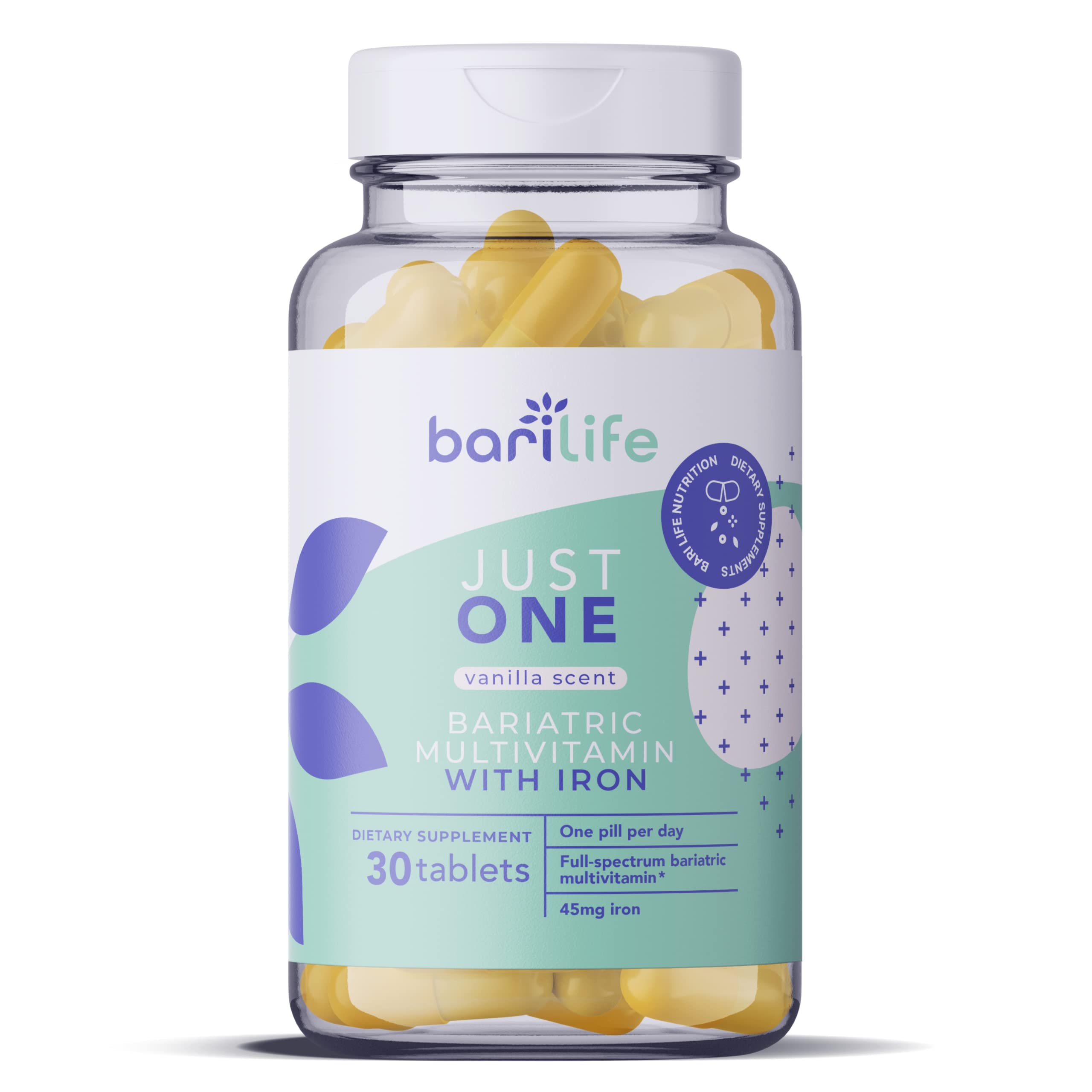 Bari Life Just One vista frontal mostrando envase claro y práctico