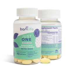 Bari Life Just One tableta en mano para apreciar tamaño y facilidad