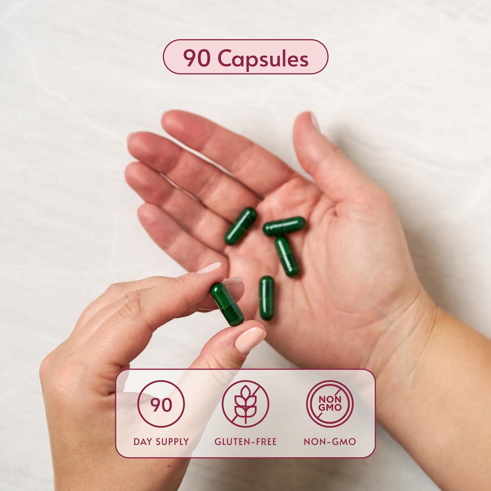 Bariatric Advantage botella abierta con cápsulas sugiriendo suministro de 90 días