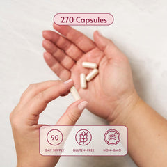 Bariatric Advantage bote abierto con cápsulas para facilitar suministro mensual