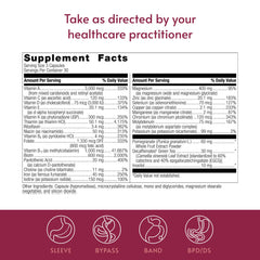 Bariatric Advantage etiqueta información nutricional y lista de ingredientes