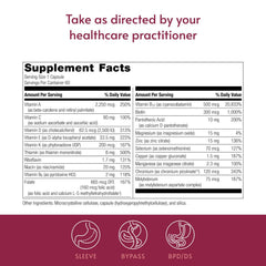 Bariatric Advantage etiqueta con lista de ingredientes y transparencia formulación