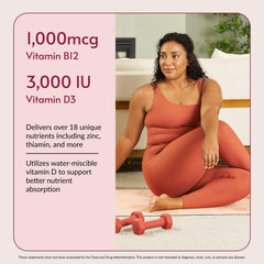 Bariatric Advantage etiqueta nutricional detallada mostrando vitaminas clave