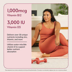 Bariatric Advantage etiqueta con información nutricional, verificación de dosis concentradas