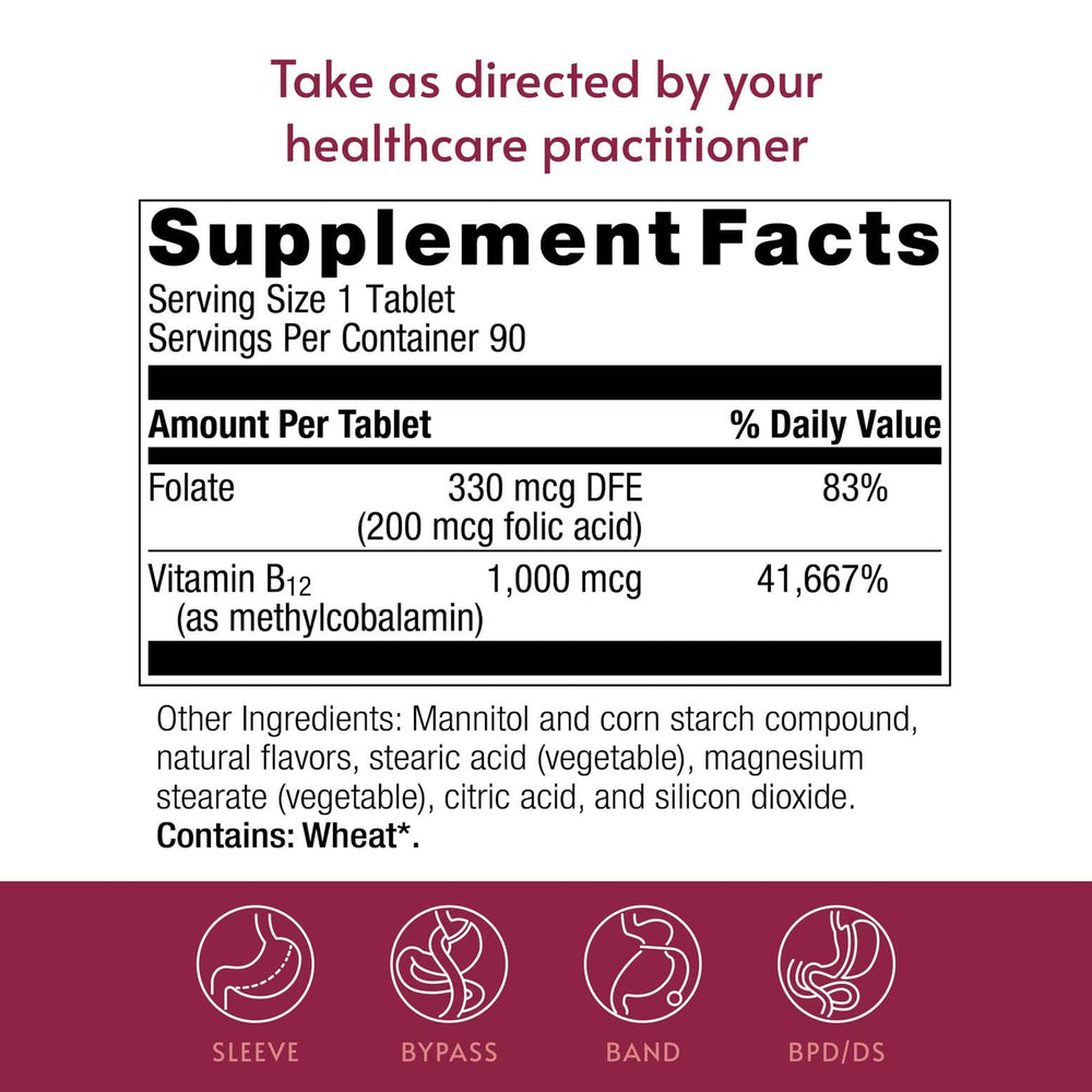 Bariatric Advantage etiqueta con ingredientes y dosis claras, transparencia